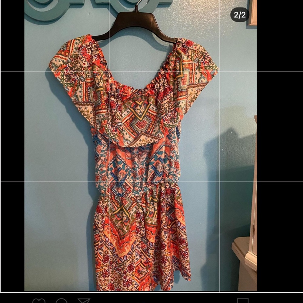 off the shoulder romper - Picture 2 of 2